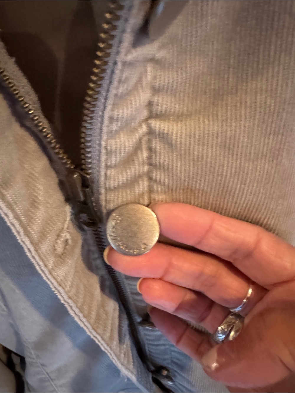 Fox Light Gray Utility Jacket with Drawstring Waist - Picture 3 of 7